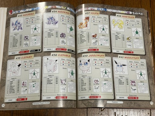 Pokémon Red and Blue Official Nintendo Power Players Guide w Stickers - Strategy - Bild 15 von 16