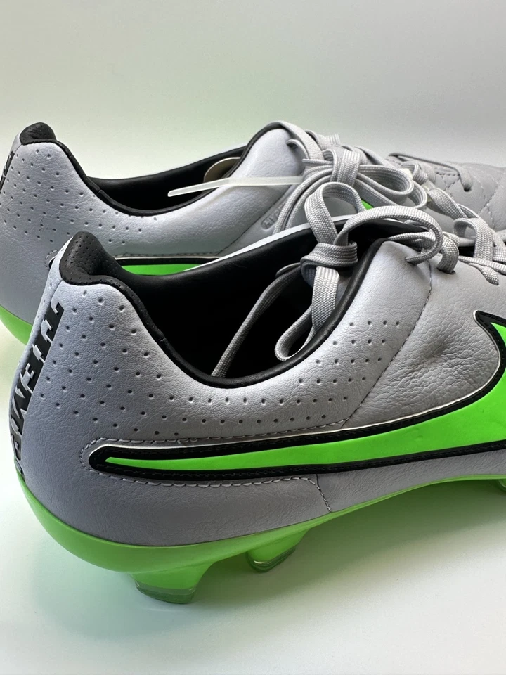 Botines de fútbol Nike Tiempo Legacy FG talla 12 para hombre - Wolf/Grey Hypershield ¡NUEVOS CON ETIQUETAS! Foto 2 de 4