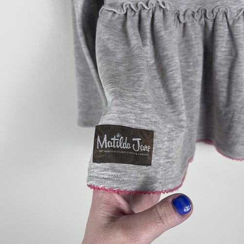 MATILDA JANE Girls Gray Candid Smiles Hoodie Jacket Top Size 12 NEW - Picture 7 of 10