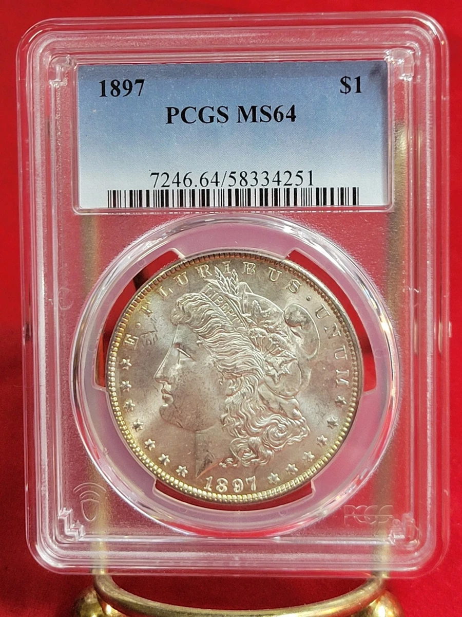 MS 64 Graded 1897 Year Morgan US Dollars (1878-1921) for sale | eBay