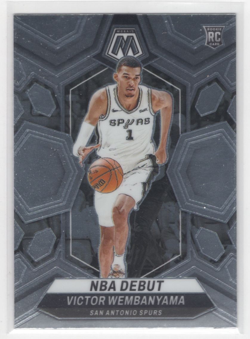 Victor Wembanyama 2023 Mosaic #257 NBA Debut Price Guide