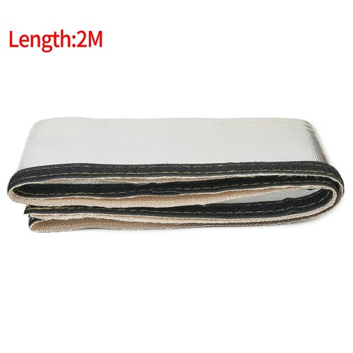 2m 20mm Metallic Heat Thermal Sleeve Insulated Hose Protect Cover Accessories - Picture 7 of 19