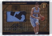 2016 Gold Standard Rookie Jersey Jumbos Prime AU 5/25 Juan Hernangomez Auto 13c7