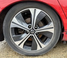 NISSAN LEAF ALLOY WHEEL & TYRE GREY DIAMOND CUT 215/50/17 2017-2024 403005SK3B