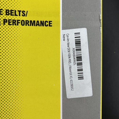 Can-Am OEM 100% PBO Performance Drive Belt Maverick X3, 422280652 NEW MSRP $229 - Picture 3 of 4