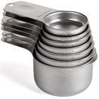 Stainless Steel Measuring Cups Set of 7 Stackable Heavy Duty Measuring Cups f...
