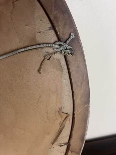 Antiker viktorianischer Blumenkunstdruck gerahmt oval Holzrahmen Landhaus Kern 19,25 Zoll - Bild 16 von 22