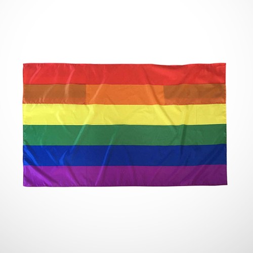 Rainbow Flag Cape Polyester Cloak Flag Rainbow Flag Supplies with Sleeves - Picture 7 of 11