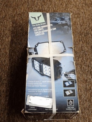 The Bully Brand UTV Side Mirror with LED Lights New In Box