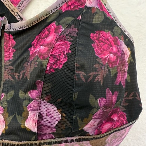 Shefit Athletics Sports Bra Womens Medium Pink Floral High Impact Active Workout - Bild 15 von 17