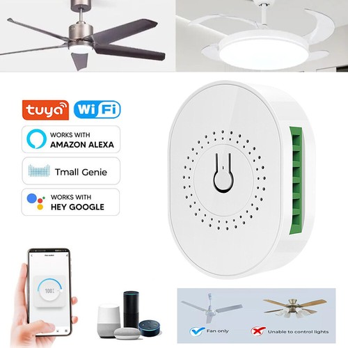 Interruptor de velocidad de ventilador de techo inteligente WIFI soporte de control de velocidad temporizado para Alexa - Imagen 17 de 23