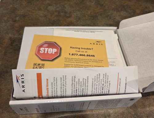 Arris Surfboard Cable Modem SB6183 (686Mbps Download, 16x4 Channels, High Speed) - Picture 3 of 6