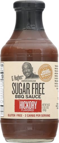 G Hughes Smokehouse zuckerfreie BBQ-Sauce, Hickory, 18 Unzen - Bild 2 von 12