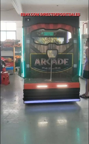 Dynamic Action Jurassic Park Dinosaur Arcade Sit Down Gun Shooting Game Coin Op - Picture 21 of 22