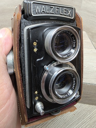 Walzflex TLR fotocamera pellicola Copal-X Kominar 7,5 cm f/3,5 spedizione gratuita LEGGI!!! - Foto 9 di 14