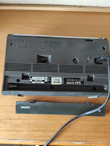 Philips D2132 Kofferradio, Vintage Transistor Radio 1980 - Bild 5 von 5