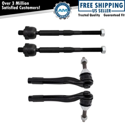 Front Inner and Outer Tie Rod Set Fits 15-21 Mercedes-Benz