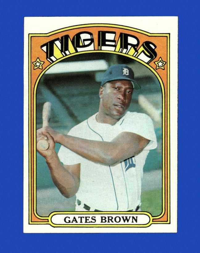 1972 Topps Set-Break #187 Gates Brown NR-MINT *GMCARDS*