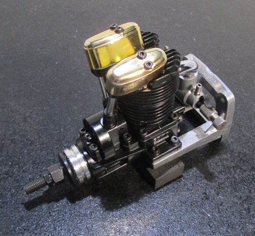 SAITO FA-56B GK 9.18cc Hemi Head 4 stroke glow engine with muffler for R/C f/s - Picture 4 of 24