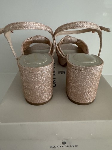 Bandolino Prezley Women's Prezley Heeled Sandal champagne rose Gold size 8.5 - Picture 13 of 18