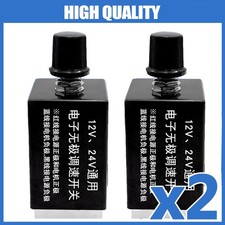 2x DC 12V 24V Motor Speed Control Switch Car Truck Fan Heater Control Defroster