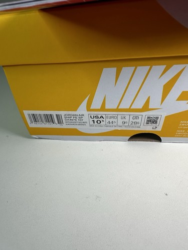 Nike Air Jordan Air Ship PE SP Men's Size 10.5 White University Gold DX4976-107 - Picture 3 of 6