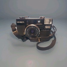 Tested Minolta Hi-Matic AF2 35mm Auto Focus Point Shoot Film Camera