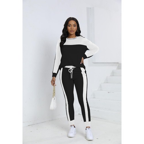 Para mujeres 2 Piezas Trajes Informales Mangas Largas Viaje Sudaderas Chándales Conjuntos para Correr - Imagen 44 de 60