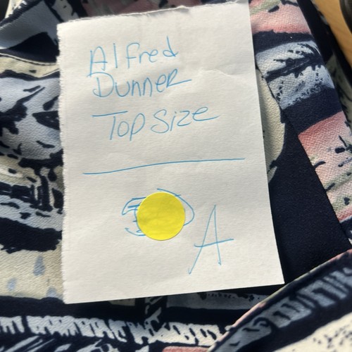 Alfred Dunner Women’s Floral Print Peasant long sleeves Blouse Size 10 - Picture 10 of 10