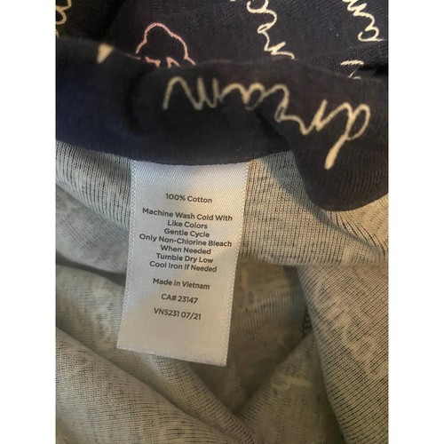 Pantalones de pijama Talbots Picot para mujer pequeños azul marino Pull On Dream - Imagen 5 de 10