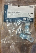 EMT One Hole Click on Strap 1/2" 44920 ~ Pack of 4
