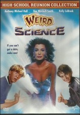 WEIRD SCIENCE (DVD) VG Disc + Cover Art - NO CASE