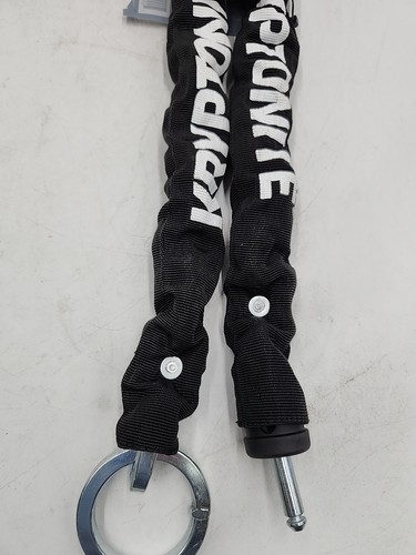 NEW Kryptonite 912 Plug-In Chain Lock 9mm 120cm Length Black Ring Lock - Picture 3 of 7