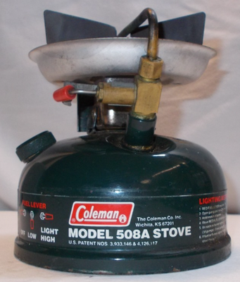 Coleman 508Ａ 1991 Coleman Single Burner Stove Model 508A With Case for