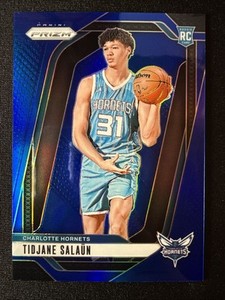 Tidjane Salaun Rookie Card RC 2024 Prizm Basketball Blue Prizm /199 #262
