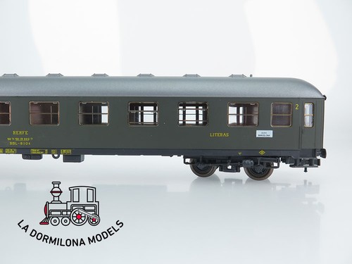 VR1538 H0 =DC ROCO 44388 COCHE LITERAS BBL-8104  RENFE  - OVP - Bild 6 von 17