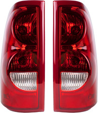 Tail Lights Fits 03-06 Silverado 1500 2500 3500 Pair Rear Brake Lamps Assembly