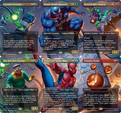 MTG Marvel Spider-Man Scene Box Card Only | eBay