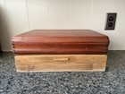 Lot of 2 - Mid-Century Silverplate Anti Tarnish Wood Boxes / Canteens