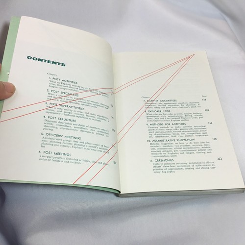 Vintage Boy Scout BSA 1958 Edition Exploring Scout Manual/Handbook - Imagen 9 de 13