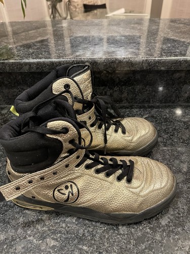 Zumba Street Glam Shoes Sneaker Women Black-Gold Brand Retired Sz 11 / 43 - Picture 8 of 10