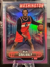 2024-25 Topps Chrome Basketball Bilal Coulibaly-#11 Refractor. Washington