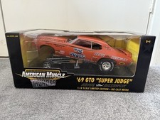Ertl 1/18 American Muscle 'Thunder' 69 GTO Pontiac "Super Judge"  Arnie Beswick