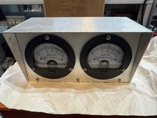 Works With Bird 43 WattMeter Equipment Dual Meter Used Nice Watts Electronics