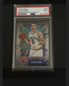 1994-95 Topps Finest Jason Kidd #286 Refractor W/Coating (RC) PSA 9 Mint