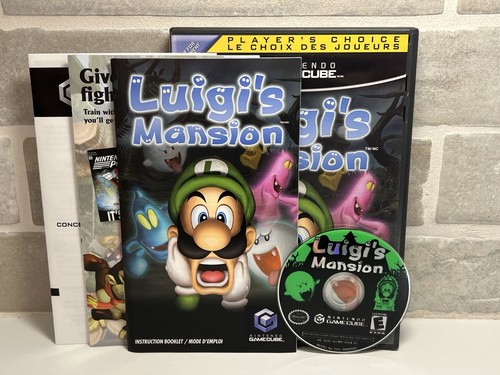 Luigi's Mansion Nintendo GameCube CIB Complete Very Minty Players Choice/inserts - Picture 1 of 9