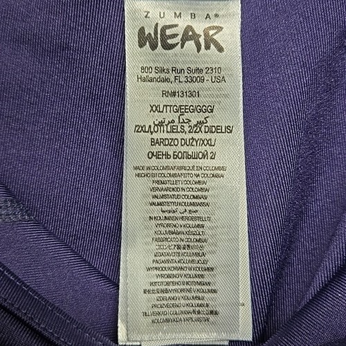 Zumba Wear leggings alla caviglia donna XXL audace blu oro yoga ribelle rete punk Capri - Foto 9 di 9