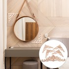 5Pcs Chic Decorative Wood Appliques for Furniture Cabinet Decor