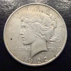 1922-D Peace Silver Dollar $1 90% Silver
