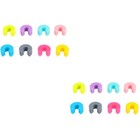16 Stück Silikon Weinglasmarker Weinglas Charms Marker (sortierte Farbe)